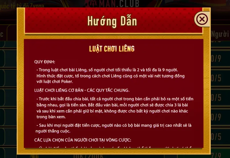 Hướng Dẫn Chơi Liêng Tại ManClub Với Chiến Thuật Đánh Bài Siêu Đỉnh Cao