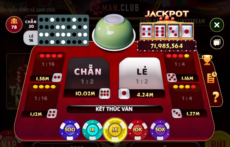 Trải Nghiệm Đỉnh Cao Minigame Mini Xóc Dĩa Tại ManClub Với Tỷ Lệ Thưởng Lớn