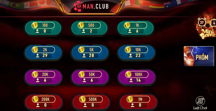 Chinh Phục Phỏm Tại ManClub Với Đấu Trường Trí Tuệ Đỉnh Cao Nhất