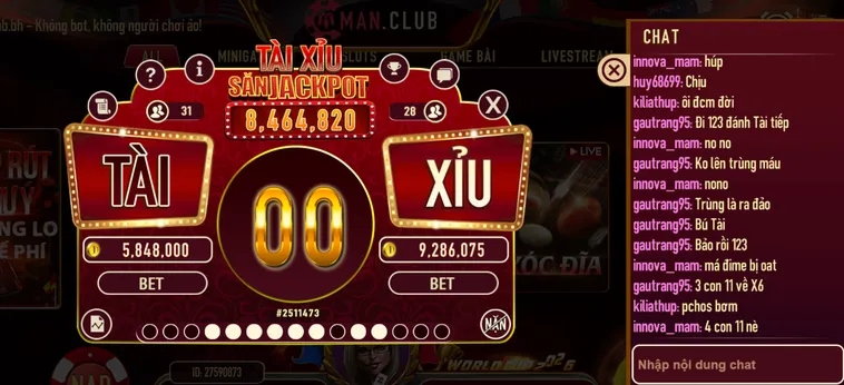Bùng Nổ Cảm Xúc Với Tài Xỉu Livestream Tại ManClub Siêu Hấp Dẫn
