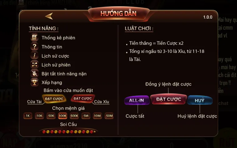 Bùng Nổ Cảm Xúc Với Tài Xỉu Livestream Tại ManClub Siêu Hấp Dẫn